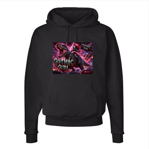 Black T-Rex Hoodie