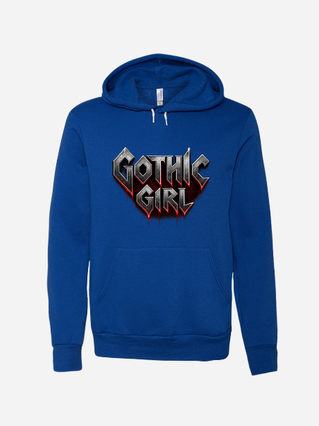 Gothic Girl True Royal Hoodie
