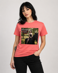 Coral Silk Horse Gothic Girl
