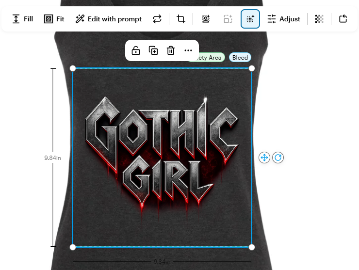 Gothic Girl Tank Top
