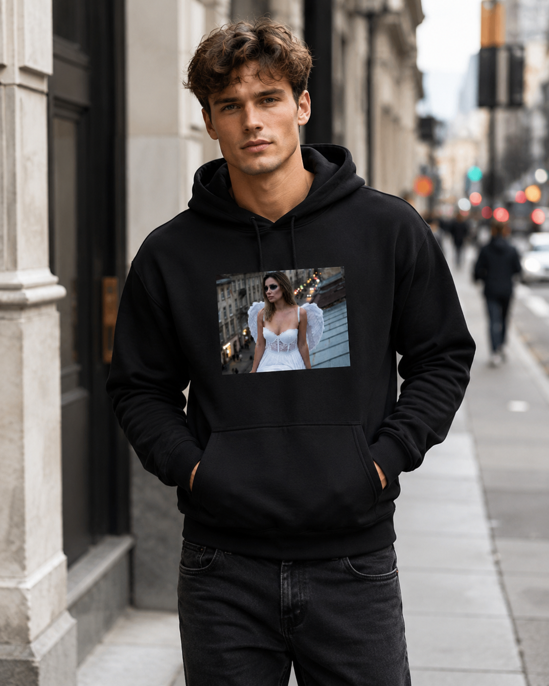 Balcony Angel Hoodie